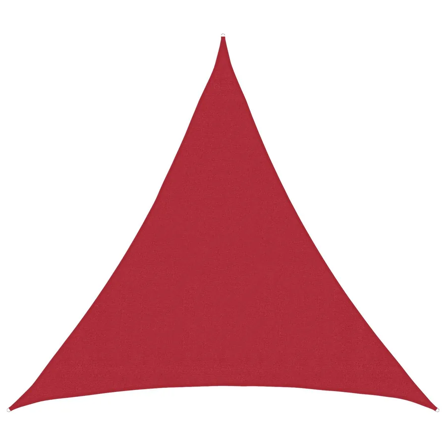Voile d'ombre Rouge 2 x 2 x 2 m HDPE