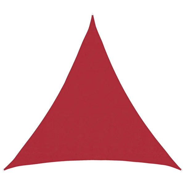 Voile d'ombre Rouge 2 x 2 x 2 m HDPE