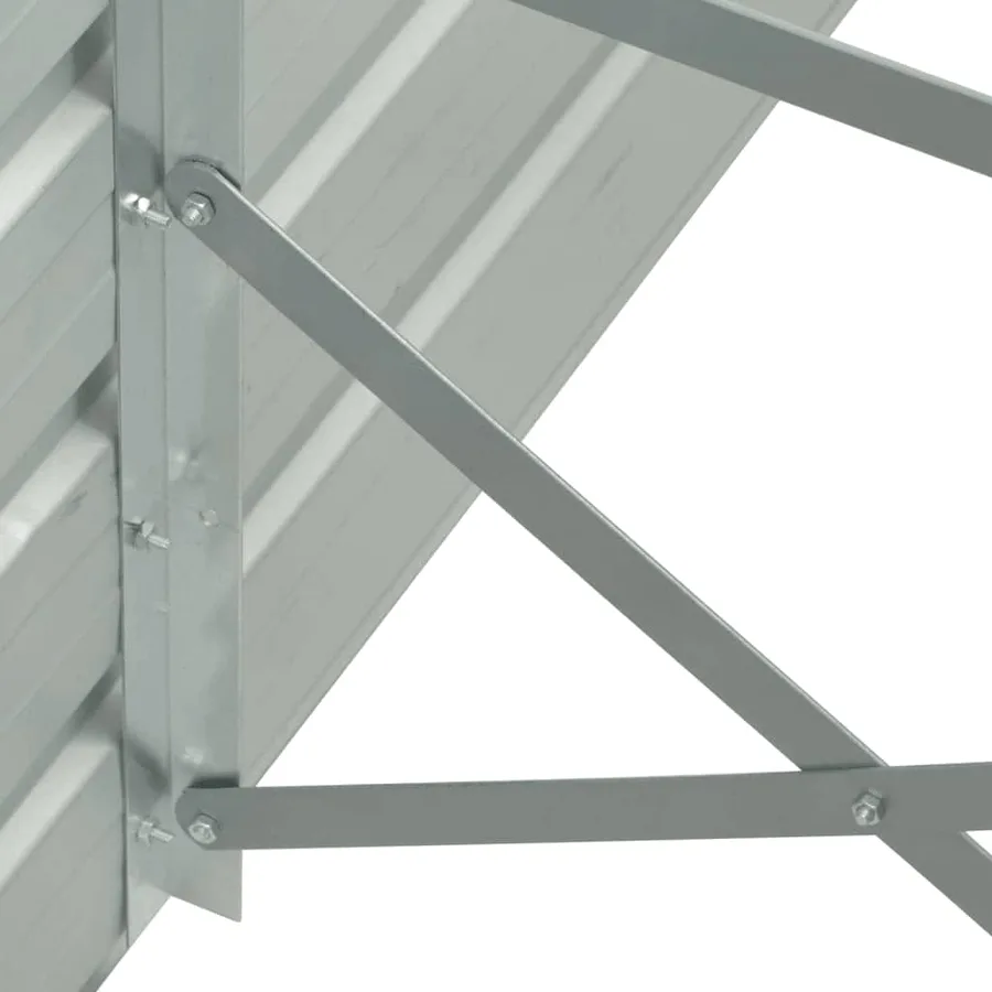 Lit surélevé de jardin Acier galvanisé 400x80x45 cm Anthracite - 6