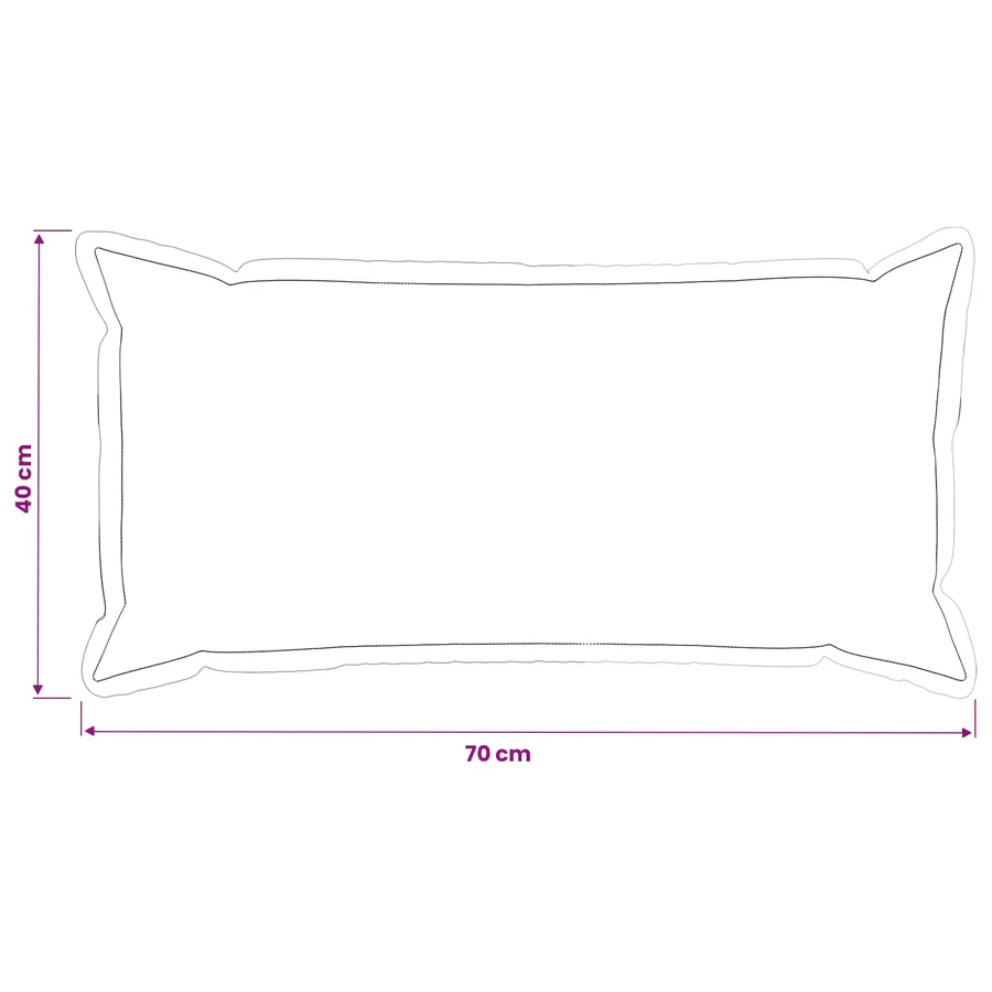 Housse de coussin 6 pcs HOUTEN Gris clair 40 x 70 cm - 7