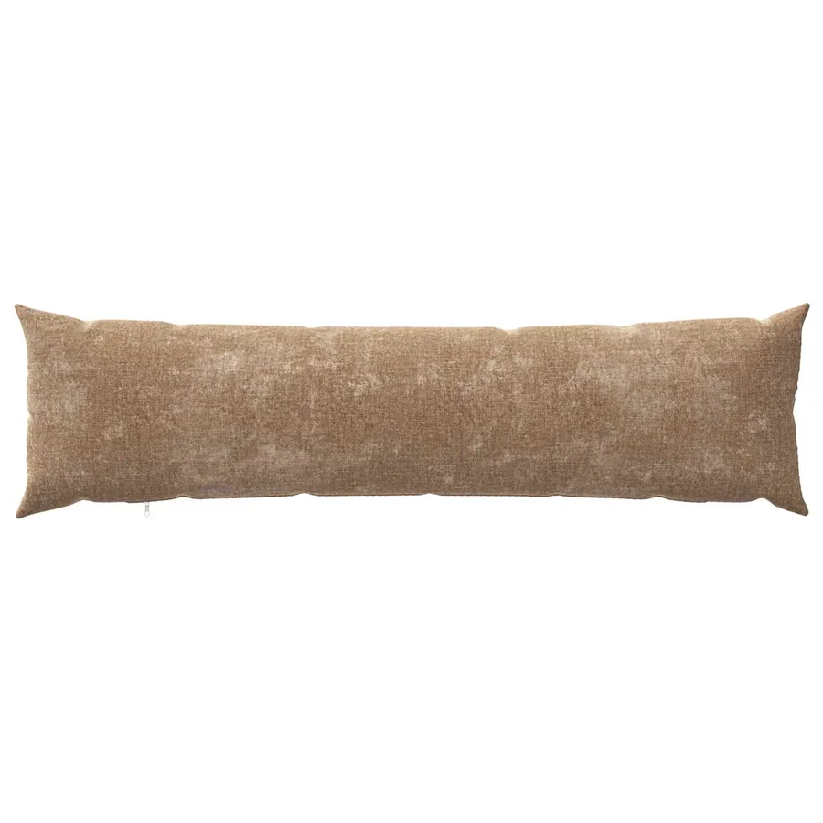 Housse de coussin 2 pcs HEERLEN Marron 40 x 145 cm - 2