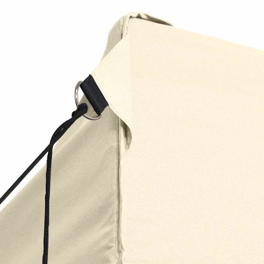 Tente pliable avec 4 parois latéraux 3 x 4,5 m Blanc crème - 6