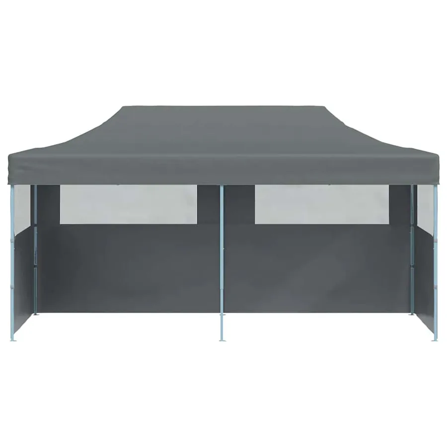 Tente de réception pliable avec parois 3x6 m anthracite - 6