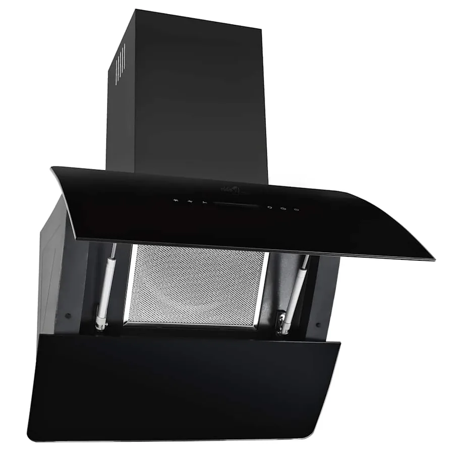 Hotte murale acier inoxydable 756 m³/h 60 cm Noir - 3