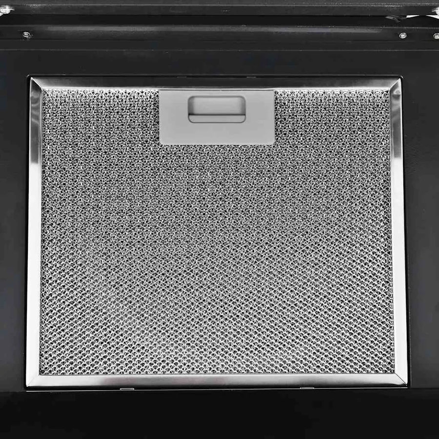 Hotte murale acier inoxydable 756 m³/h 60 cm Noir - 6