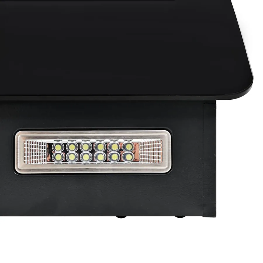 Hotte murale acier inoxydable 756 m³/h 60 cm Noir - 7