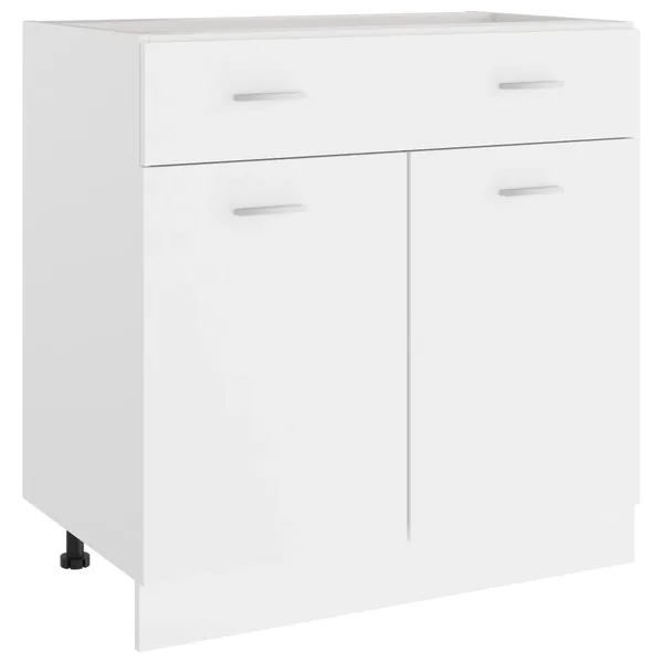 Armoire à tiroirs "Lyon" Blanc 80 x 46 x 81,5 cm Bois d'ingénierie