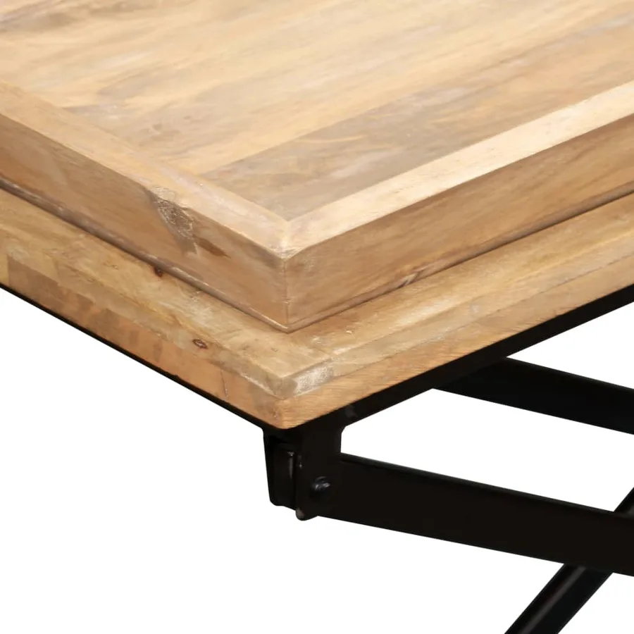 Table basse Bois de manguier massif 110x55x42 cm - 10