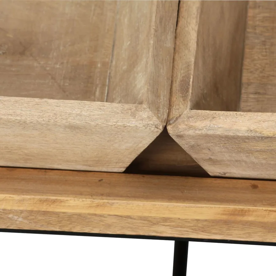 Table basse Bois de manguier massif 110x55x42 cm - 7