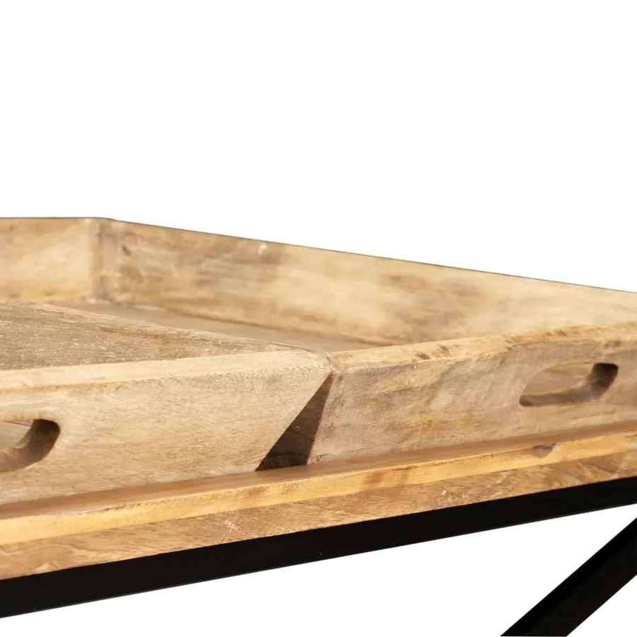 Table basse Bois de manguier massif 110x55x42 cm - 9