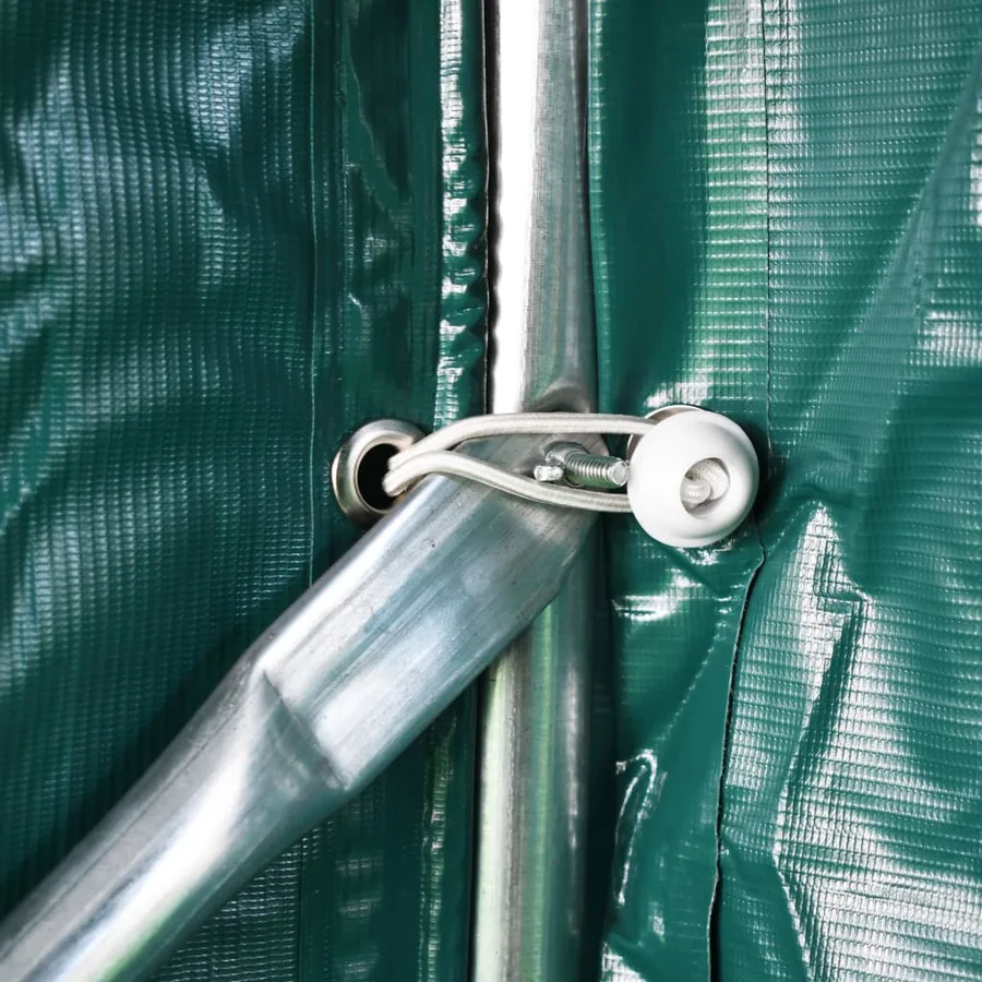 Tente de garage PVC 2,4x2,4 m Vert - 6