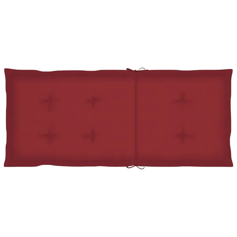Chaises inclinables de jardin lot de 4 et coussins Bois acacia - 8