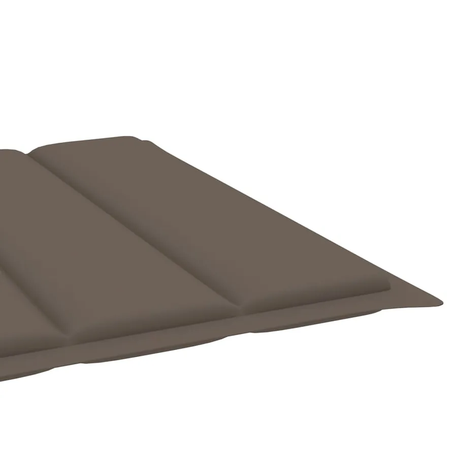 Chaise longue de jardin avec coussin Bois d'acacia solide - 10