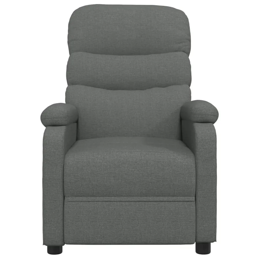 Fauteuil électrique de massage Gris foncé Tissu - 4