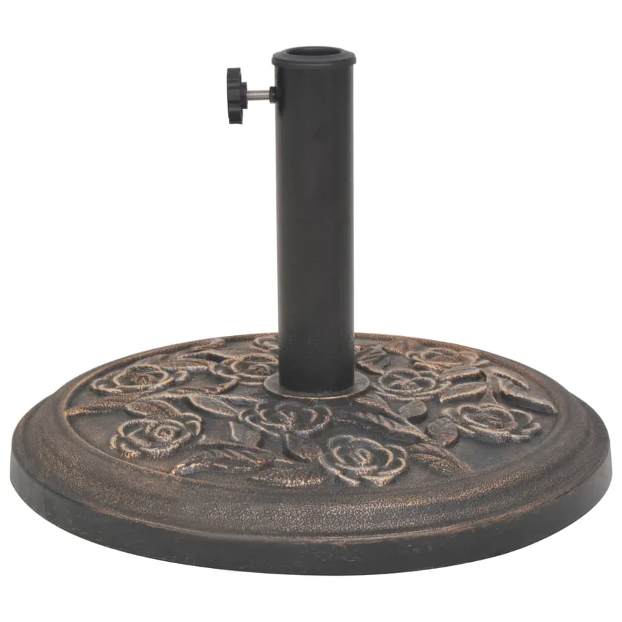 Socle de parasol Résine Rond Bronze 9 kg - 3