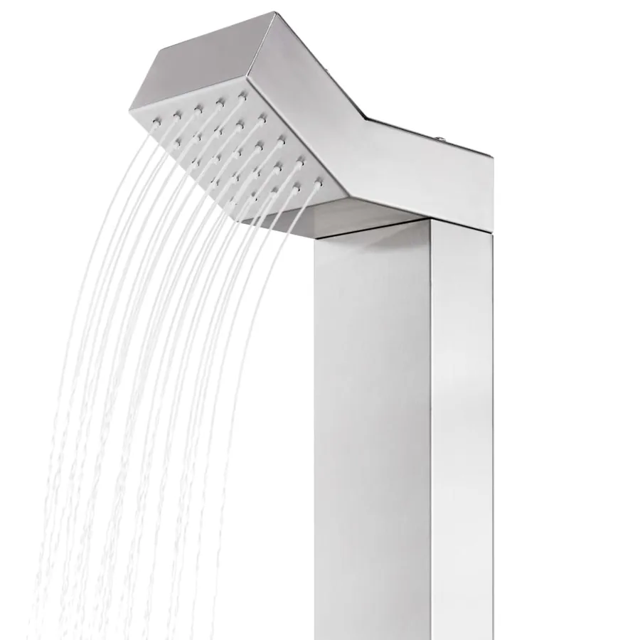 Douche de jardin 220 cm Acier inoxydable - 7