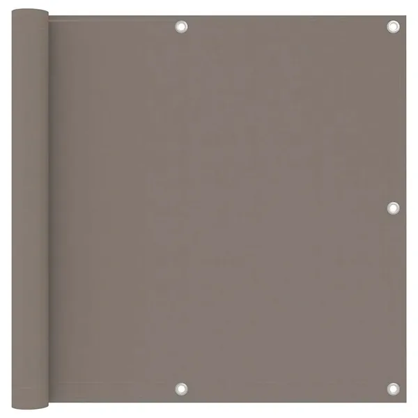 Écran de balcon Taupe 90x300 cm Tissu Oxford