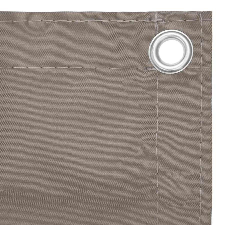 Écran de balcon Taupe 90x300 cm Tissu Oxford - 3