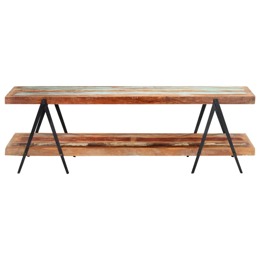 Meuble TV 160x40x50 cm Bois de récupération massif - 2