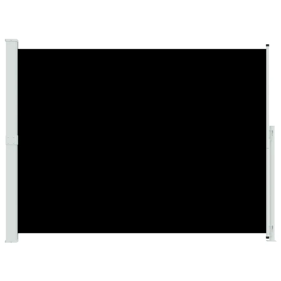 Auvent latéral rétractable de patio 220x300 cm Noir - 4