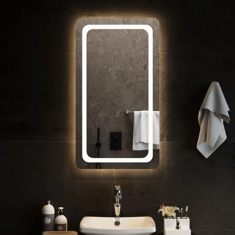 Miroir de salle de bain à LED 50x90 cm