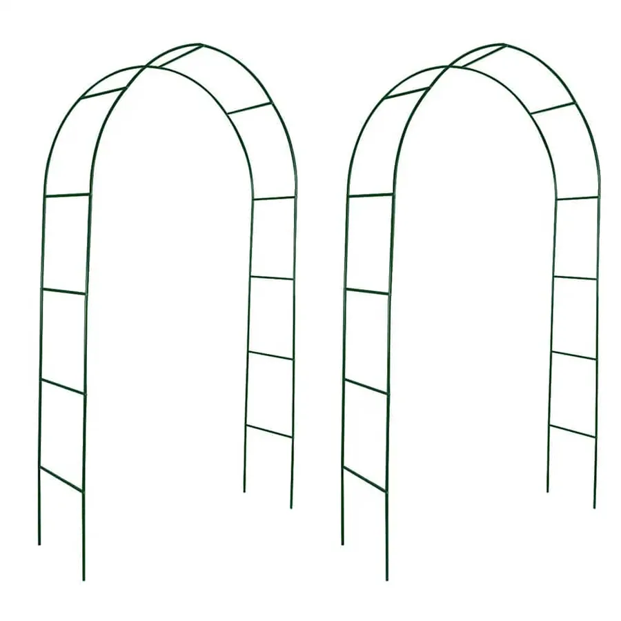 Arche de jardin 2 pcs pour plantes grimpantes - 2