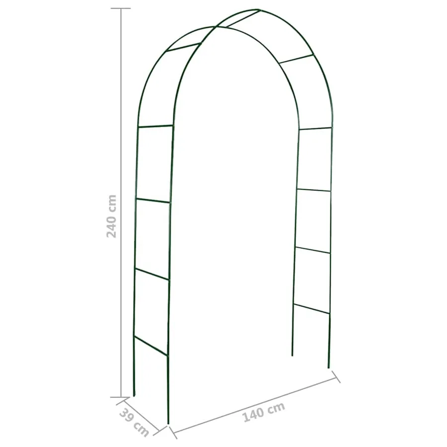 Arche de jardin 2 pcs pour plantes grimpantes - 6