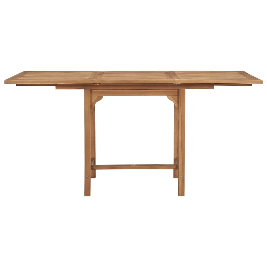 Table extensible de jardin (110-160)x80x75 cm Teck solide - 5