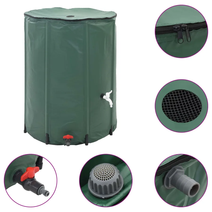 Réservoir d'eau de pluie pliable 250 L - 2