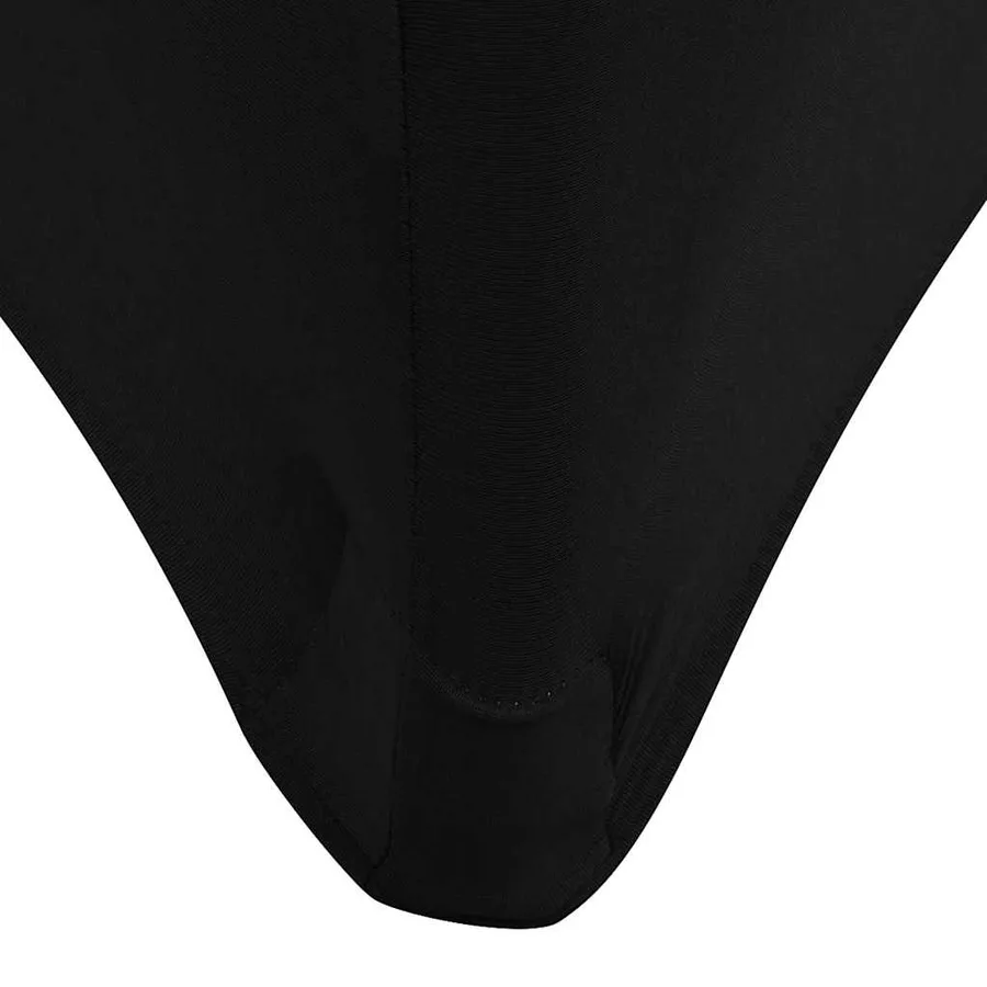 Housses extensibles pour table 2 pièces 120 x 60,5 x 74 cm Noir - 4