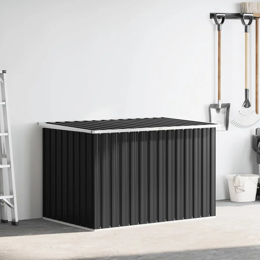 Boîte de rangement de jardin Anthracite 149x99x93 cm - 3
