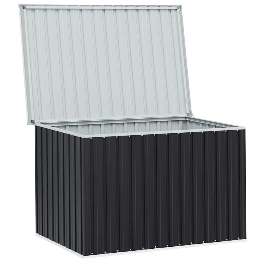 Boîte de rangement de jardin Anthracite 149x99x93 cm - 4