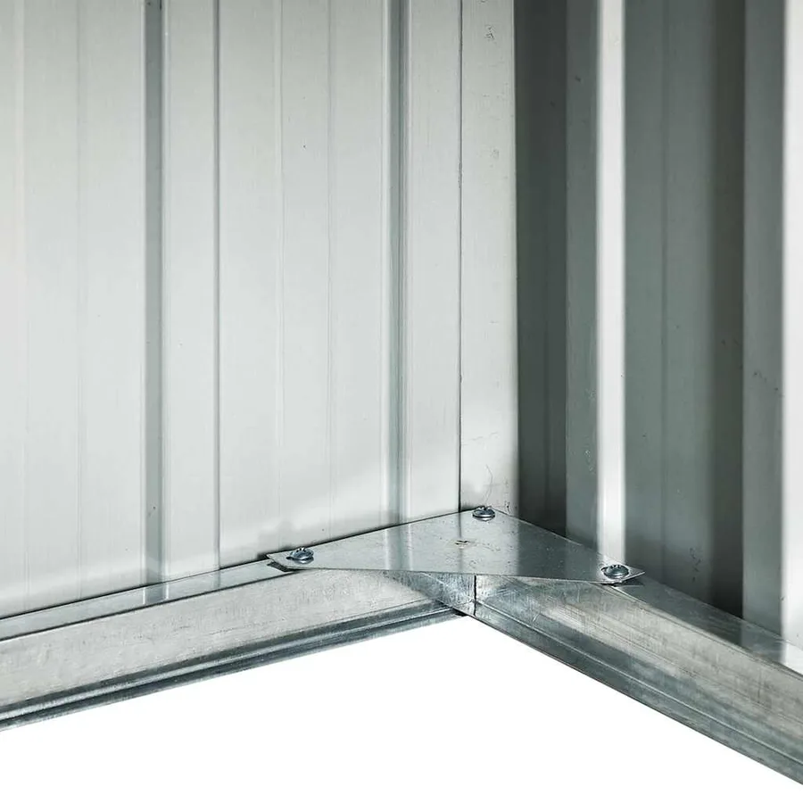 Abri pour robot de jardin 92x97x63 cm Acier galvanisé Gris - 8