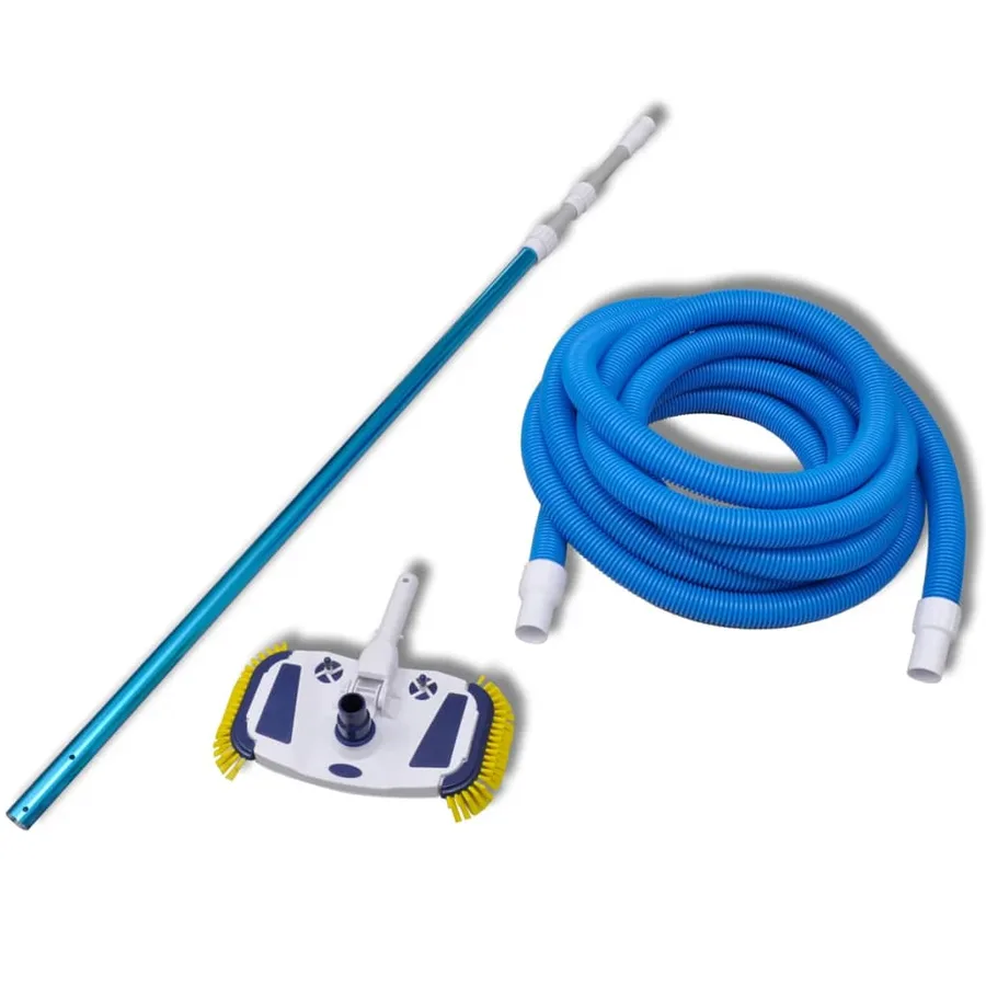 Aspirateur de piscine avec manche télescopique et tuyau - 2