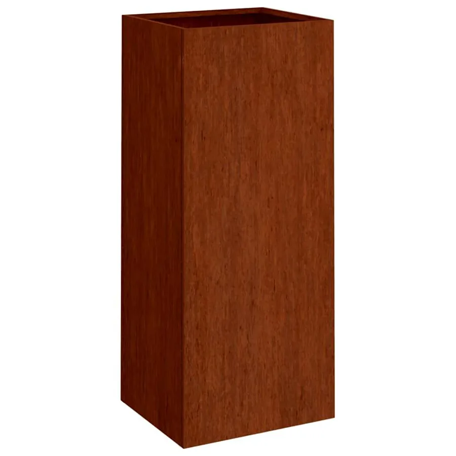Jardinière 32x29x75 cm acier corten - 2
