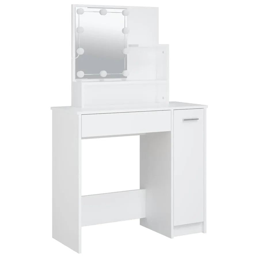 Coiffeuse avec LED blanc 86,5x35x136 cm - 3