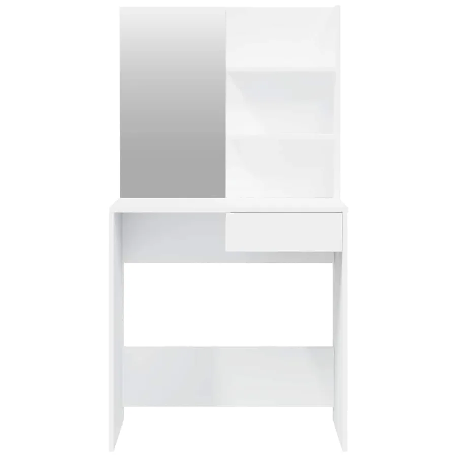 Ensemble de coiffeuse Blanc 74,5x40x141 cm - 6