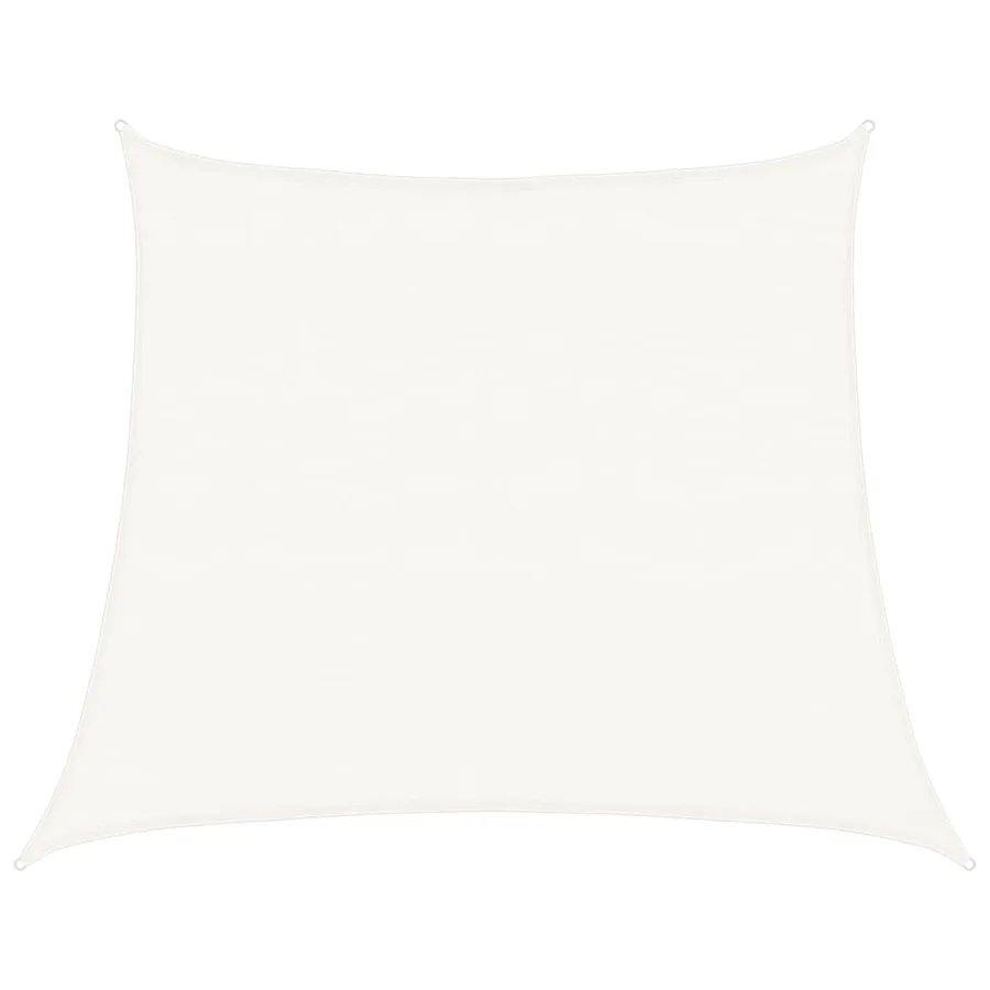 Voile d'ombrage 160 g/m² Blanc 4/5x4 m PEHD - 2