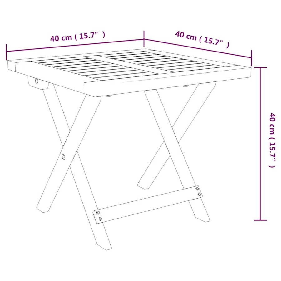 Ensemble de chaises longues lot de 2 table Bois acacia massif - 14