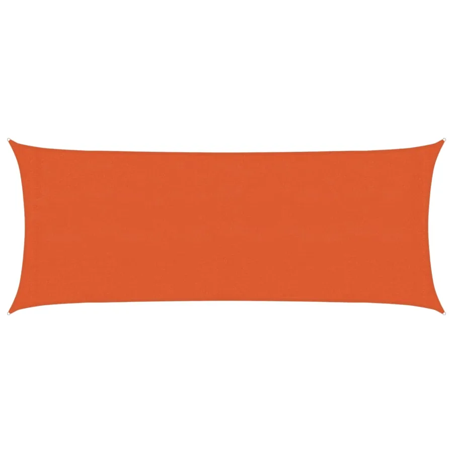 Voile d'ombrage 160 g/m² Orange 2x5 m PEHD - 2