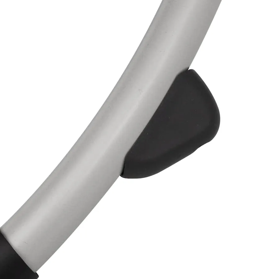 Chaise longue géométrique d'extérieur Acier Noir et gris - 6