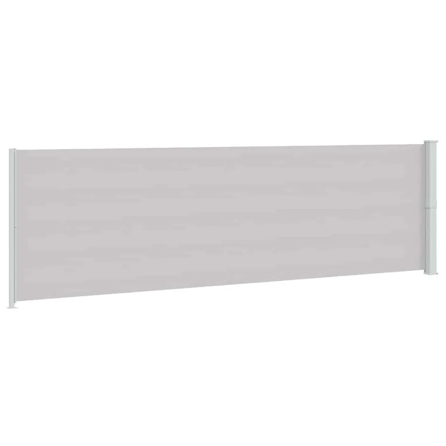 Auvent latéral rétractable de patio 180x600 cm Gris - 6