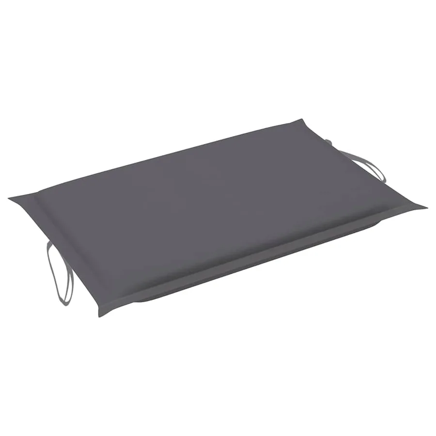 Chaises longues lot de 2 avec table et coussins Acacia solide - 13