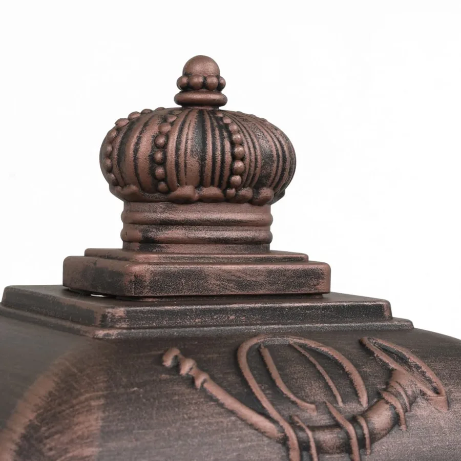 Boîte aux lettres à pilier Aluminium Vintage Bronze antirouille - 10