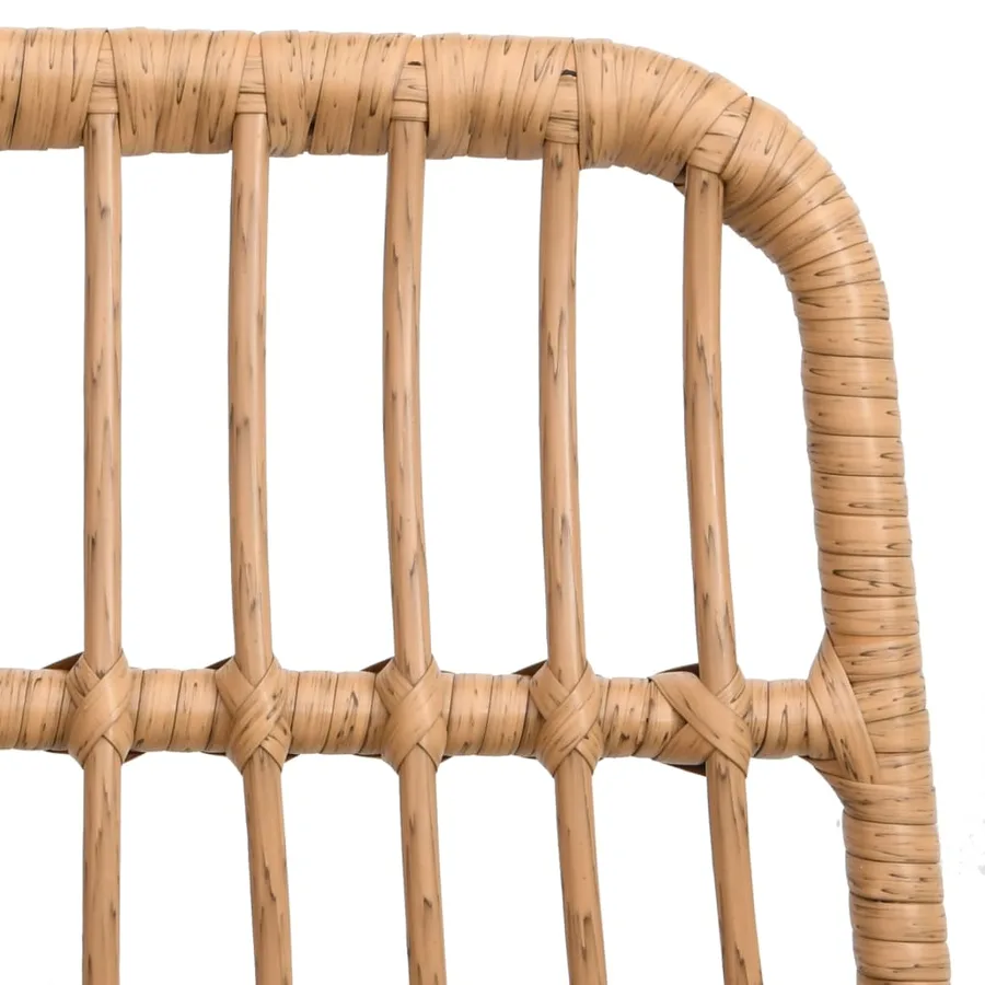 Chaises de jardin lot de 2 48x62x84 cm Résine tressée - 7