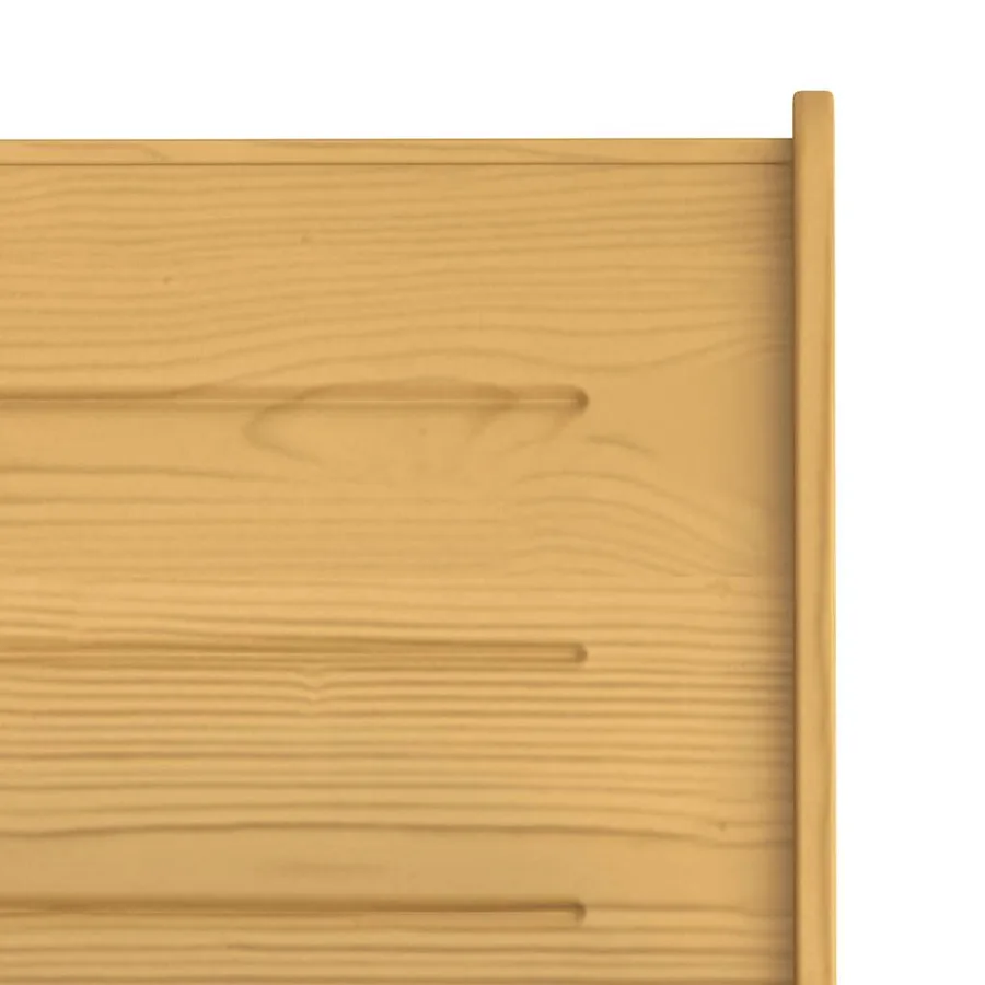 Banc d'angle REINE 151 cm marron miel bois de pin solide - 4