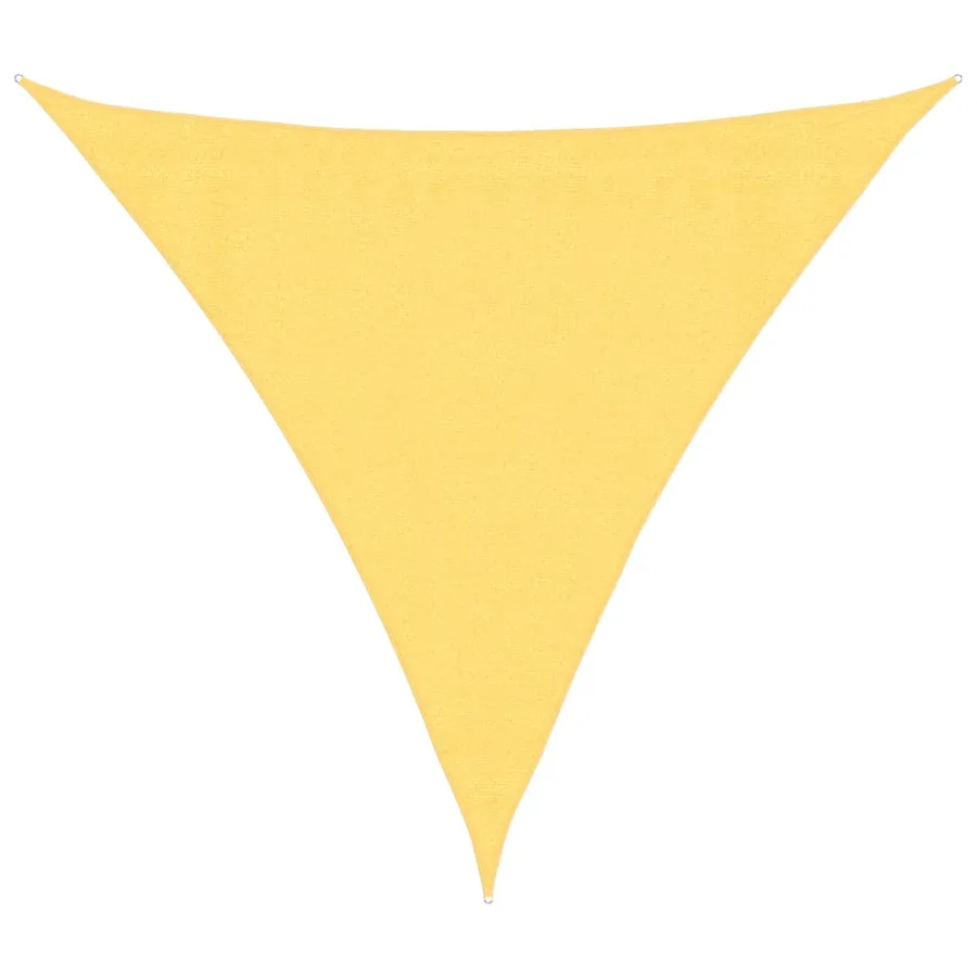 Voile d'ombrage 160 g/m² Beige 3x3x3 m PEHD - 2