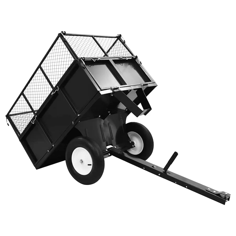 Remorque basculante pour tondeuse de pelouse Charge de 300 kg - 6