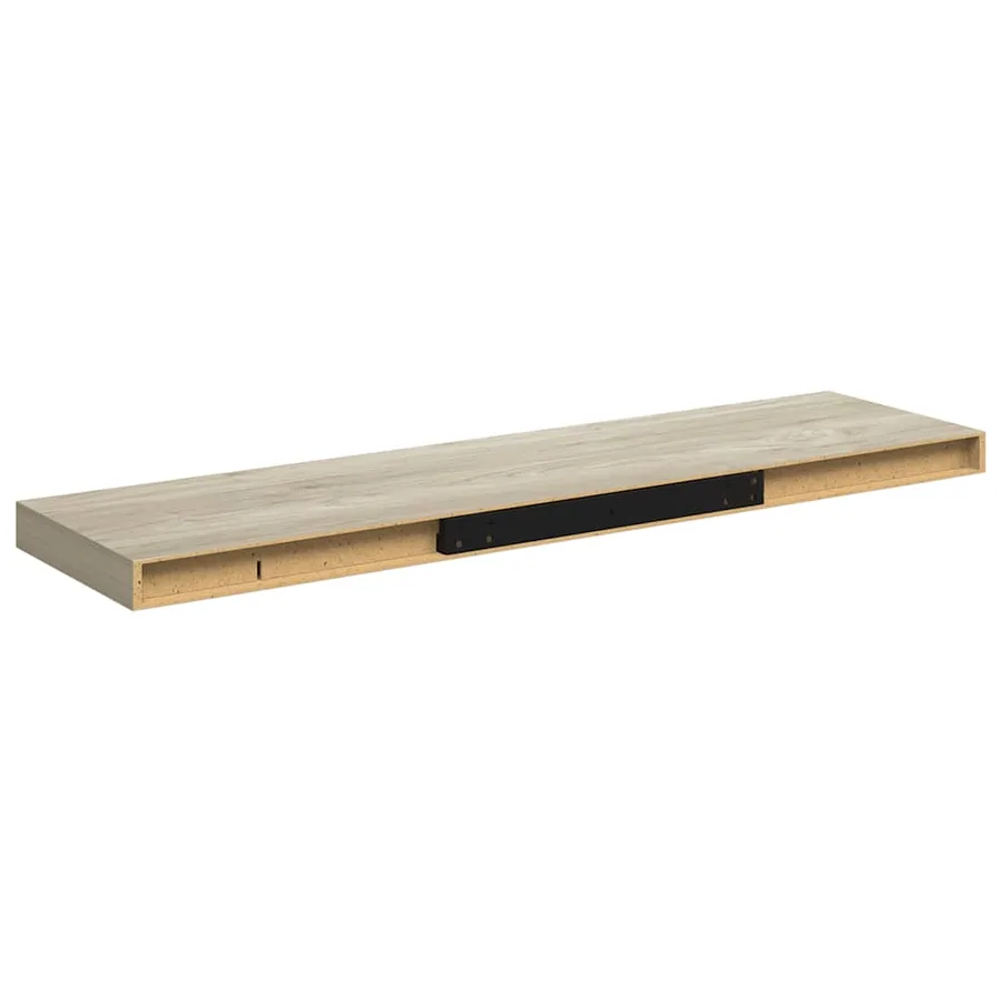 Étagères murales flottantes 4 pcs chêne 90x23,5x3,8 cm MDF - 9