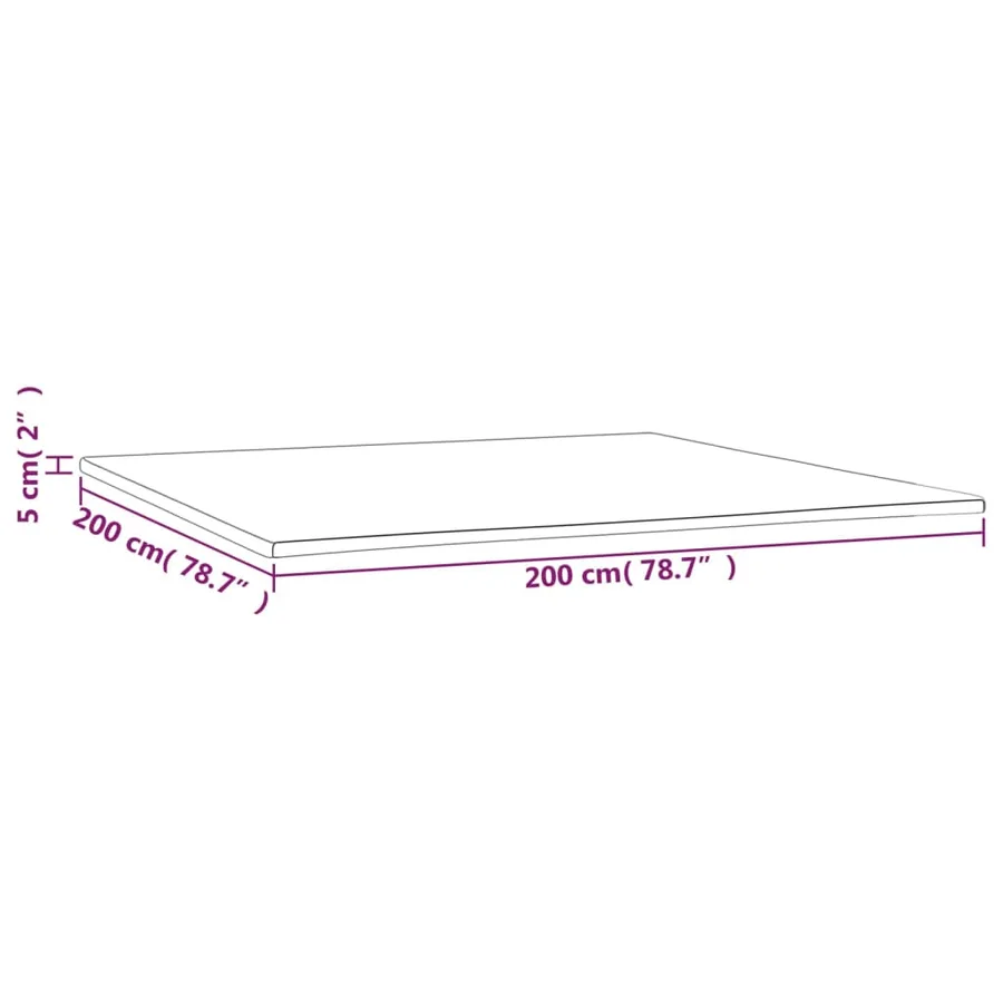 Sur-matelas 200x200x5 cm - 7